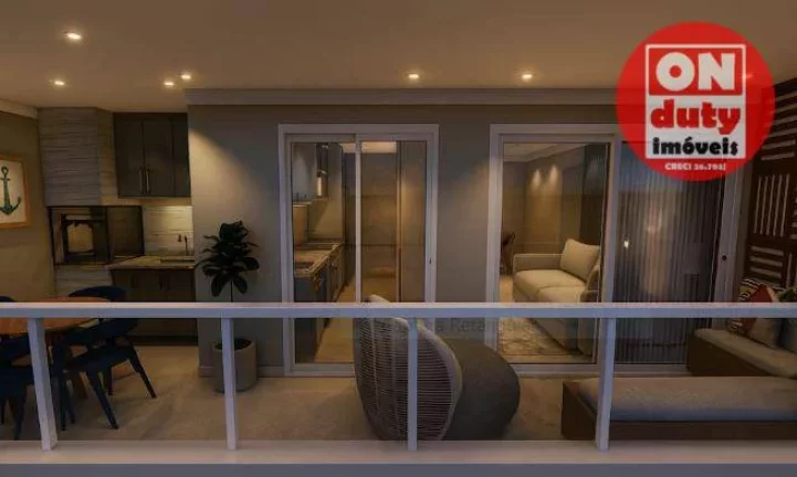 Imagem Lançamento!! Apartamento com 2 suítes com lavabo à venda, 74 m² a partir R$ 1.153.141 - Ponta da Praia - Santos/SP