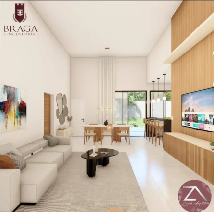 Casa Térrea Atibaia - 204M², 3 Dorms, 3 Suítes, Closet, 2 Vagas, Lareira.