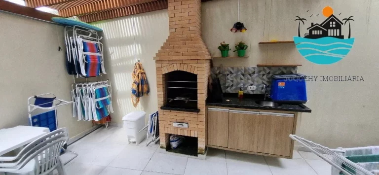 Imagem Casa para Alugar em Juquehy com, 4 dormitórios, 3 suítes, 150m da praia - Acomodação 10 pessoas | Juquehy Imobiliária