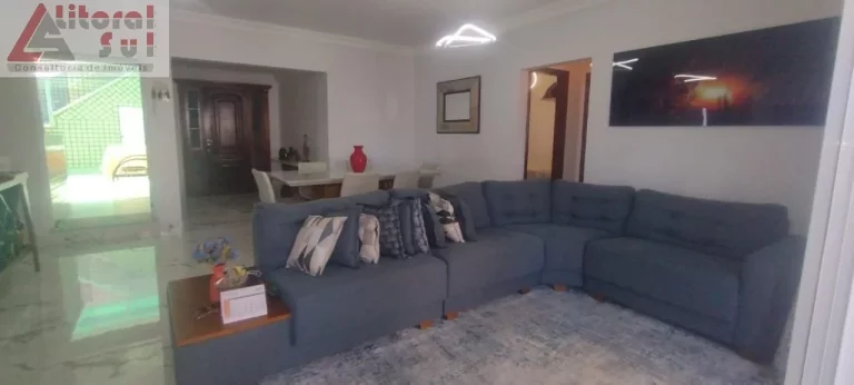 Imagem Cobertura de luxo em Praia Grande-SP, Guilhermina: 3 quartos, 2 suítes, 1 sala, 2 vagas de garagem, 400m² de área. Venha conferir!