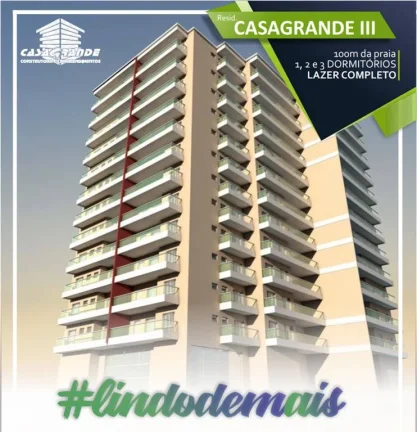 Imagem APARTAMENTO COM 106.35 m² - VILA CAICARA - PRAIA GRANDE SP