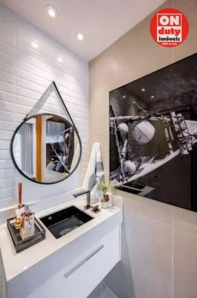 Imagem Apartamento com 3 quartos à venda, 89 m² por R$ 760.400 - Encruzilhada - Santos/SP