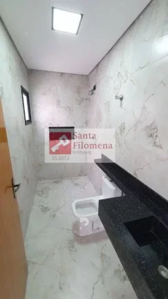 Imagem Sobrado para Venda em Santo André, Parque das Nações, 3 dormitórios, 1 suíte, 3 banheiros, 4 vagas