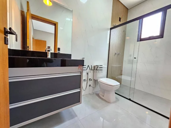 Imagem Casa com quintal fundo área verde e 3 dormitórios à venda, 152 m² por R$ 1.300.000 - Condomínio Fechado - Indaiatuba/SP