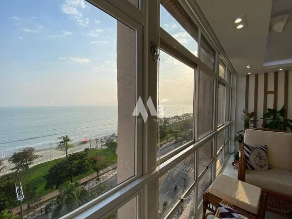 Imagem Apartamento padrão de 3 dormitórios sendo 2 suítes frente mar na Aparecida