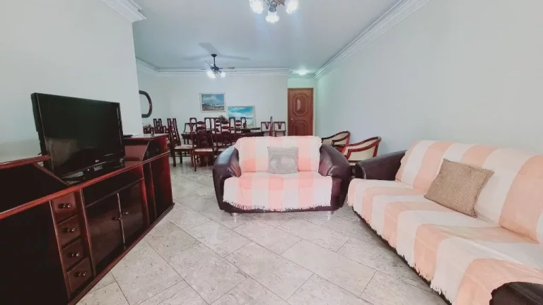 Imagem Apartamento com 3 dormitórios à venda, 140 m² por R$ 680.000,00 - Pitangueiras - Guarujá/SP