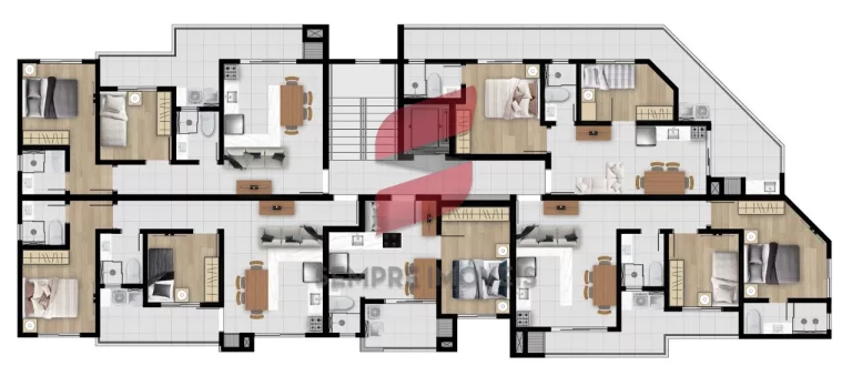 Imagem APARTAMENTO com 2 dormitórios à venda com 102.46m² por R$ 646.285,00 no bairro Caiobá - MATINHOS / PR