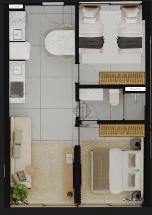 Imagem Apartamentos com 02 quartos e pé na areia da Praia do Bessa - AP2058