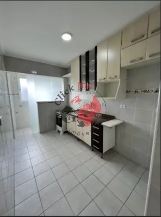 Imagem Apartamento á 50m2 do Mar ,Mobiliado , 1 dorm, 1 suíte,varanda c churrasq, 1 vagas, 60 m2,bairro Guilhermina, Praia grande