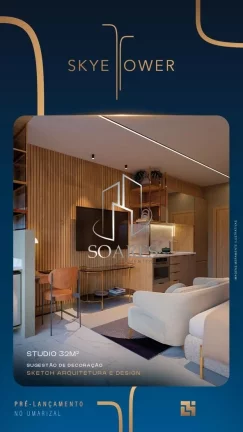 Imagem SKYE TOWER - STUDIOS DUPLEX /APARTAMENTOS FLEX DE 02 QUARTOS /OPÇÃO DE APTO. UNIFICADO