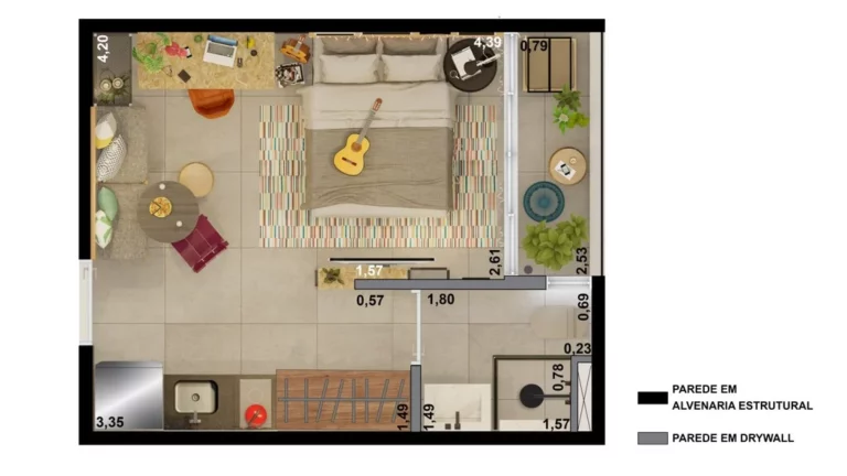 Imagem Apartamento com 1 quarto a venda em Santa Cecília São Paulo SP, comprar Apartamento com 1 dormitório a venda em Santa Cecília São Paulo SP, ap studio