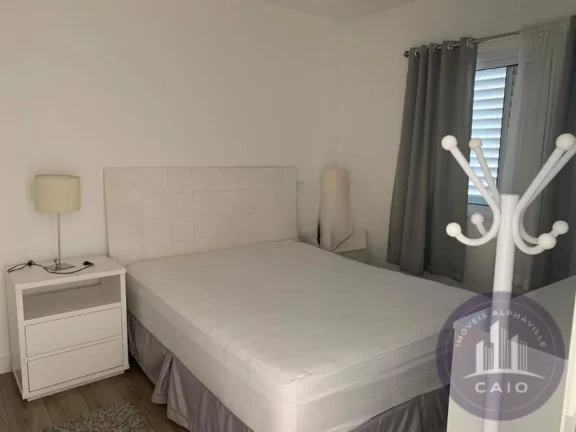 Imagem Apartamento mobiliado para alugar, 50m² por R$ 3.900/mês - Alphaville/SP