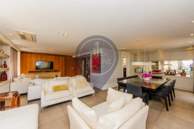Imagem Apartamento de Luxo no Paraíso: 3 quartos, 3 suítes, 2 salas, 5 banheiros, 4 vagas de garagem, 220m² - São Paulo-SP