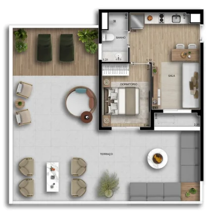 Imagem Um empreendimento reservado no coração da Vila Clementino, onde a qualidade de vida faz parte do c...