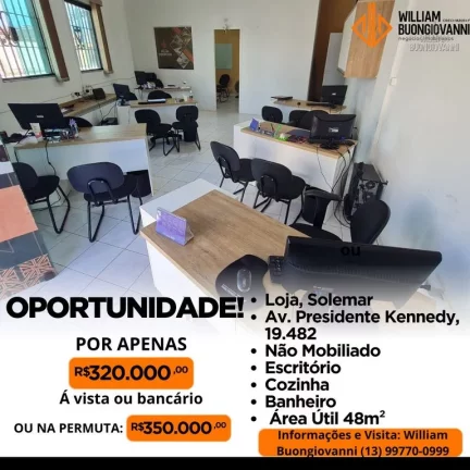 Imagem IMÓVEL COMERCIAL – LOJA TÉRREA, FRENTE PARA A KENNEDY - SOLEMAR