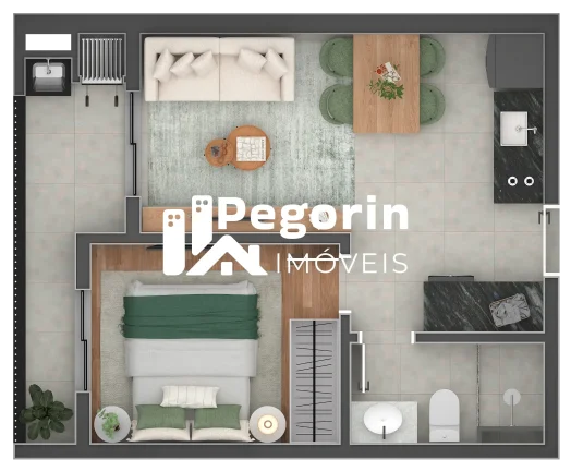 Imagem Apartamento com 02 quartos com suíte no Portão Curitiba