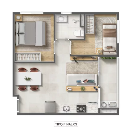 Imagem APARTAMENTO RESIDENCIAL em São Paulo - SP, Vila Prudente
