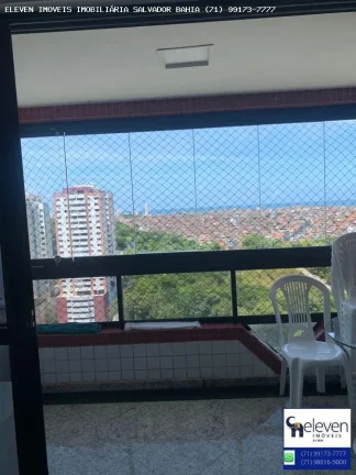 Imagem  APARTAMENTO VISTA MAR DE 3/4, UMA SUITE  NO CANDEAL |CIDADE JARDIM COM INFRA E DUAS VAGAS VISTA MAR 