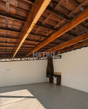 Imagem Casa 3 quartos, sendo dois suítes, Área gourmet com churrasqueira