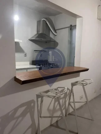 Imagem Studio à venda em Pinheiros, São Paulo-SP: 1 quarto, 2 salas, 1 banheiro, 56m² de pura sofisticação!