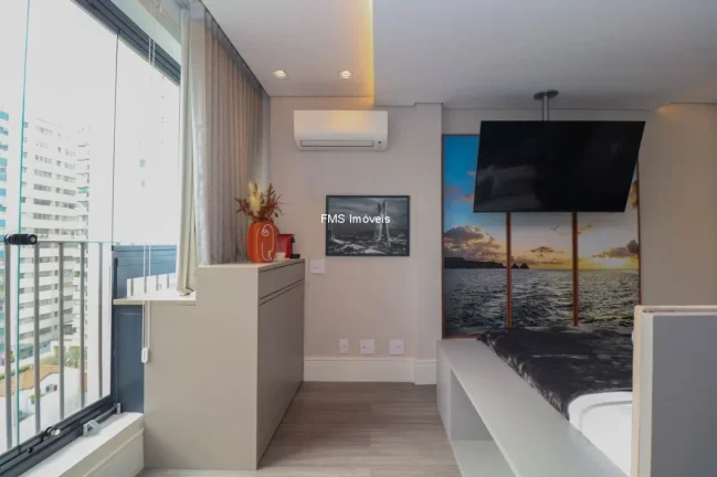 Imagem Apartamento à venda ou locação em Cerqueira César, em São Paulo-SP: 1 quarto, 1 sala, 1 banheiro, 31m² de área.