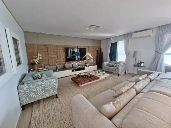 Imagem Apartamento frente mar reformado com varanda gourmet e lazer, Enseada.