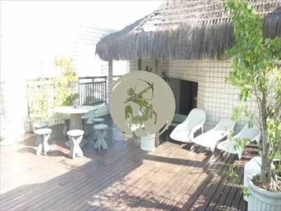 Imagem MARAVILHOSA COBERTURA DUPLEX NO BAIRRO DO BOQUEIRÃO EM SANTOS, PISCINA GRANDE COM CHURRASQUEIRA E V...