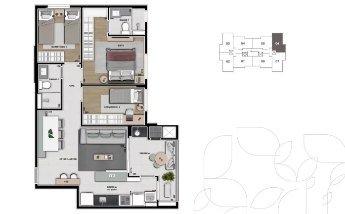 Imagem LIVEN: Apartamento Com 3 Quartos - Vanguard Em Cuiabá