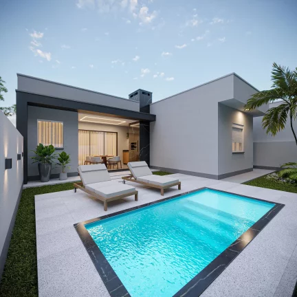 Imagem Linda casa de 3 dormitorios sendo 1 suíte que oferece espaço e conforto para você e sua família
