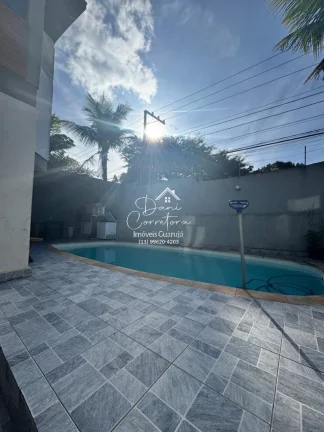 Imagem Casa Jardim Virginia com 4 quartos, 4 suítes, 3 salas e 8 vagas de garagem no Guarujá-SP, bairro Loteamento João Batista Julião!
