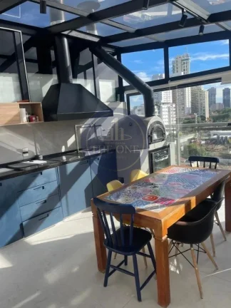 Imagem Excelente cobertura de 3 quartos na Cidade Monções, São Paulo-SP: 1 suíte, 2 banheiros, 1 vaga de garagem, 110m².