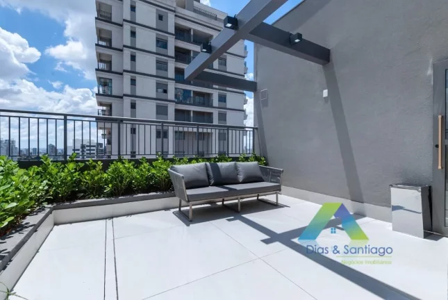 Imagem Apartamento na Chácara Klabin com localização estratégica a 550mts da Estação Santos–Imigrantes e 600mts da Estação Chácara Klabin com Studio novo com vista livre e andar alto com coworking e lounge de convivência.