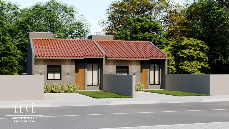 Imagem Lindas casas Germinadas com excelente acabamento e Pátio Frente e Fundos em Nova Hartz
