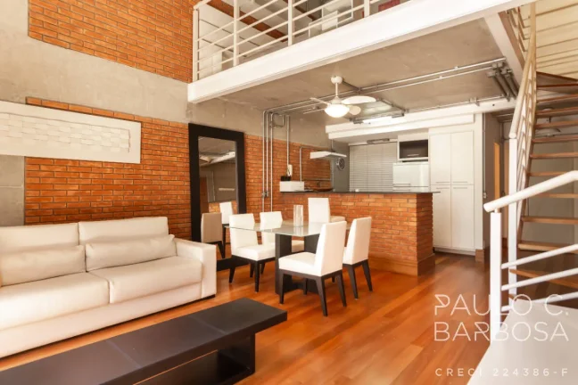 Imagem Itaim Bibi Venda - Loft com 1 Suíte - 2 Vagas - Varanda - 79m²