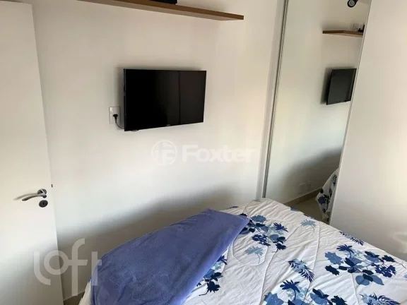 Imagem Apartamento 50M², 2Q, 1 Suíte, 1 Banheiro, 1 Vaga, Varanda, Piscina, Academia, Churrasqueira, Salão de Festas e Jogos, Quadra, Piscina Aquecida.
