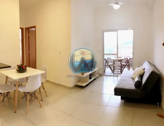 Imagem Apto à venda em Ubatuba-SP, Centro: 2 quartos, 1 suíte, 1 sala, 2 banheiros, 1 vaga - 75,00 m² de área.