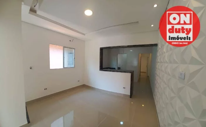 Imagem Casa com 2 dormitórios à venda, 60 m² por R$ 360.000,00 - Parque Bitaru - São Vicente/SP