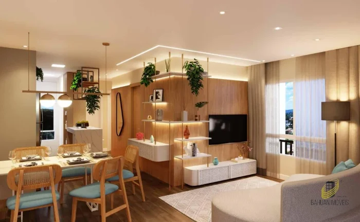 Apartamento de 3 quartos à venda no Centro de Vargem Grande Paulista-SP: 56,94m², 1 banheiro, 1 vaga de garagem.