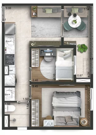 Imagem Apartamento em Campo Belo - São Paulo SP