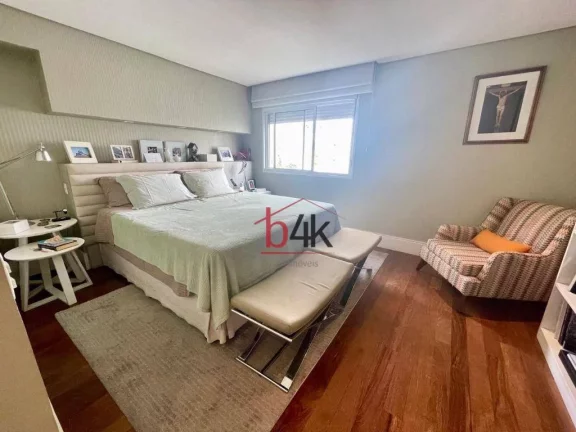 Imagem Apartamento com 380 m², 4 dormitórios suítes e 4 vagas, venda e aluguel - Campo Belo