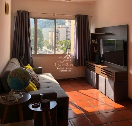 Imagem Apartamento à venda na Enseada, Guarujá-SP: 3 quartos, 2 salas, 2 banheiros, 1 vaga de garagem - 70,00 m² de área.