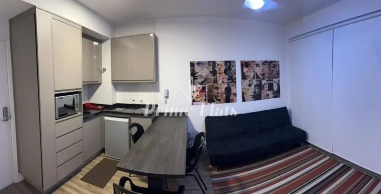 Imagem Flat disponível para locação no Condomínio Add Nova Berrini, com 33m², 1 dormitório e 1 vaga