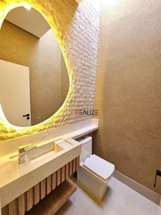 Imagem Casa térrea com 3 suíte e escritório à venda, 227 m² por R$ 1.820.000 - Condomínio em Indaiatuba/SP