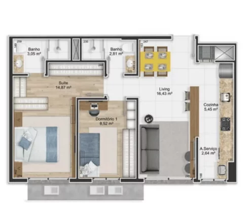 Imagem Apartamento à venda no bairro Petrópolis - Porto Alegre/RS