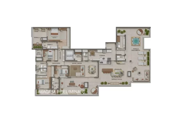 Imagem Imperdível apartamento à venda em Alameda Tatuapé Condomínio Clube Residence, São Paulo-SP - 3 quartos, 1 suíte, 2 banheiros, 1 vaga - 99 m²