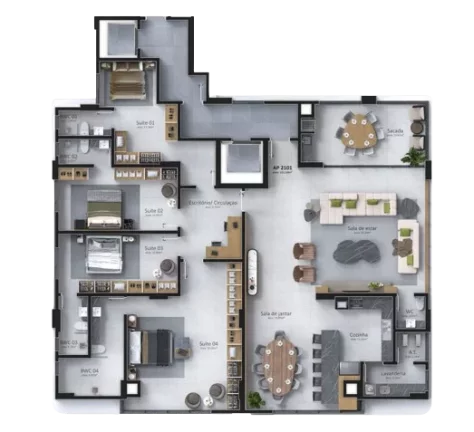 Imagem Apartamento à venda no bairro Centro - Balneário Camboriú/SC