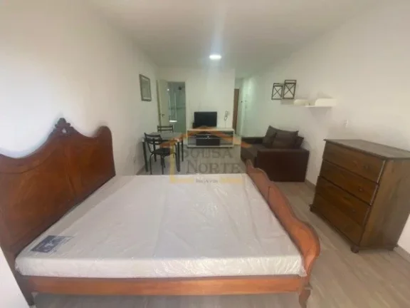Imagem Apartamento estilo Studio, sala com dormitório integrado, cozinha, sacada, banheiro, 1 vaga de gara...