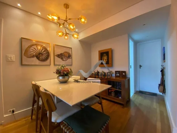 Imagem Apartamento com 3 quantos à venda, 125 m² por R$ 1.300.000 - Pompéia - Santos/SP
