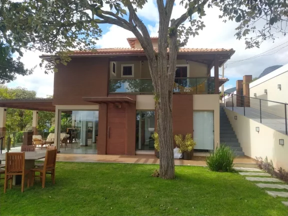 Imagem Casa Duplex, 06 Suites, 03 Vagas de Garagem, Vista para Rota do Lagarto, Pedra Azul - ES