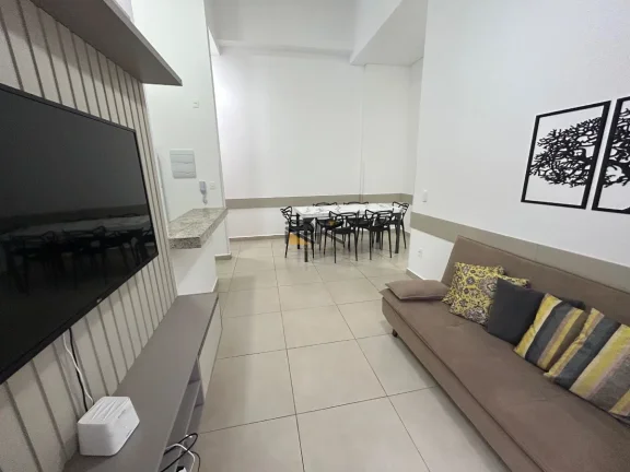 Imagem APARTAMENTO PRAIA GRANDE com 2 dormitórios sendo 1 suíte,1 vaga de garagem,varanda gourmet, 1 banheiro social.